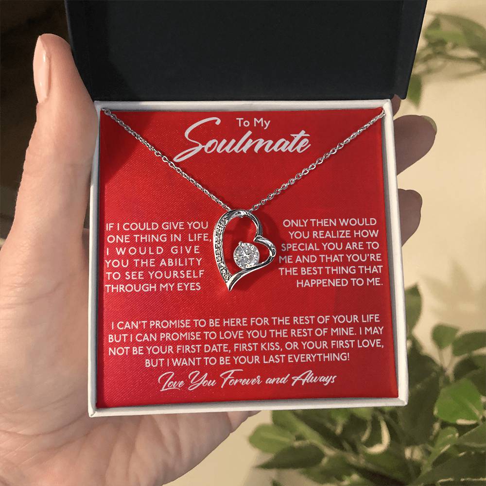 To My Soulmate, You Are Special To Me -Forever Love Necklace