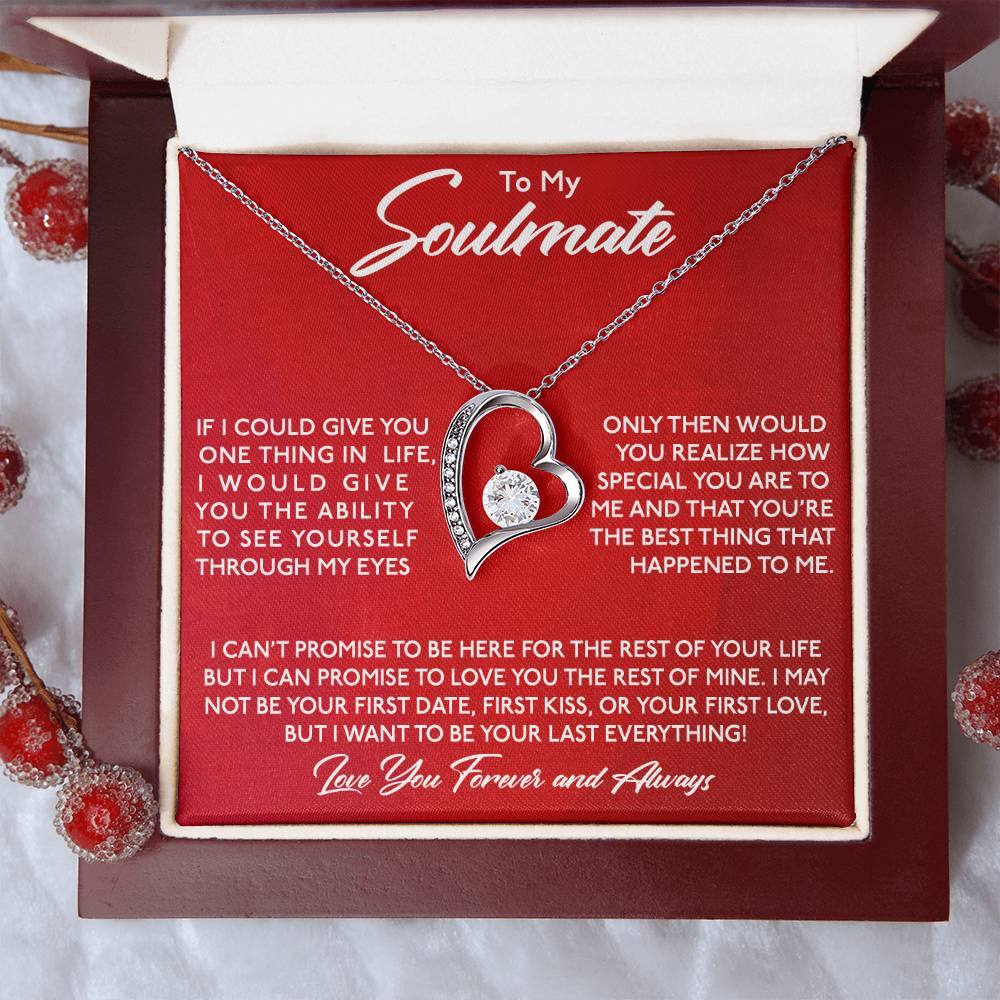 To My Soulmate, You Are Special To Me -Forever Love Necklace