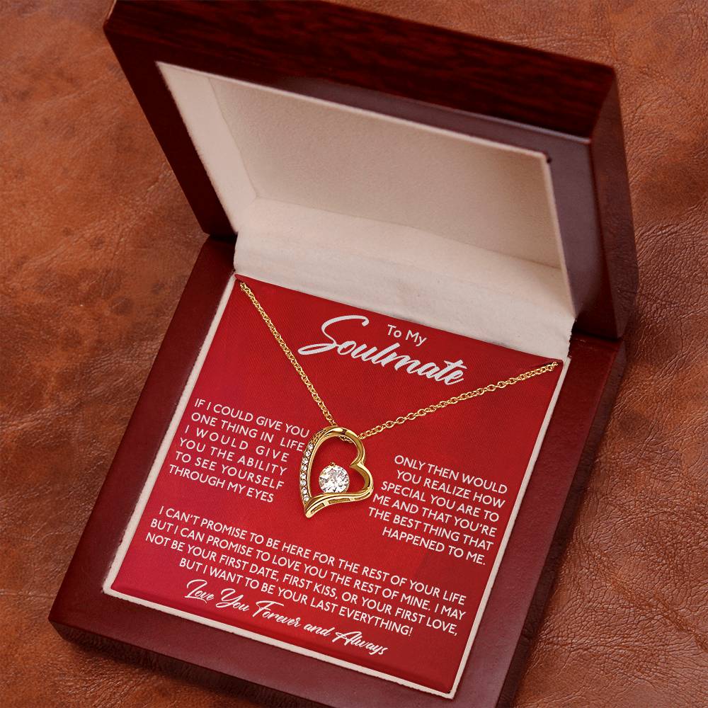 To My Soulmate, You Are Special To Me -Forever Love Necklace