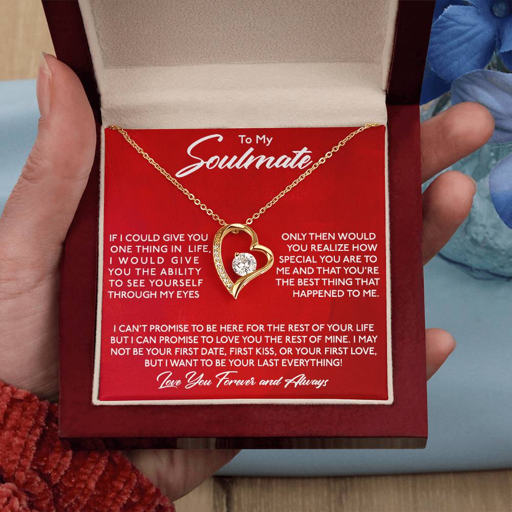 To My Soulmate, You Are Special To Me -Forever Love Necklace