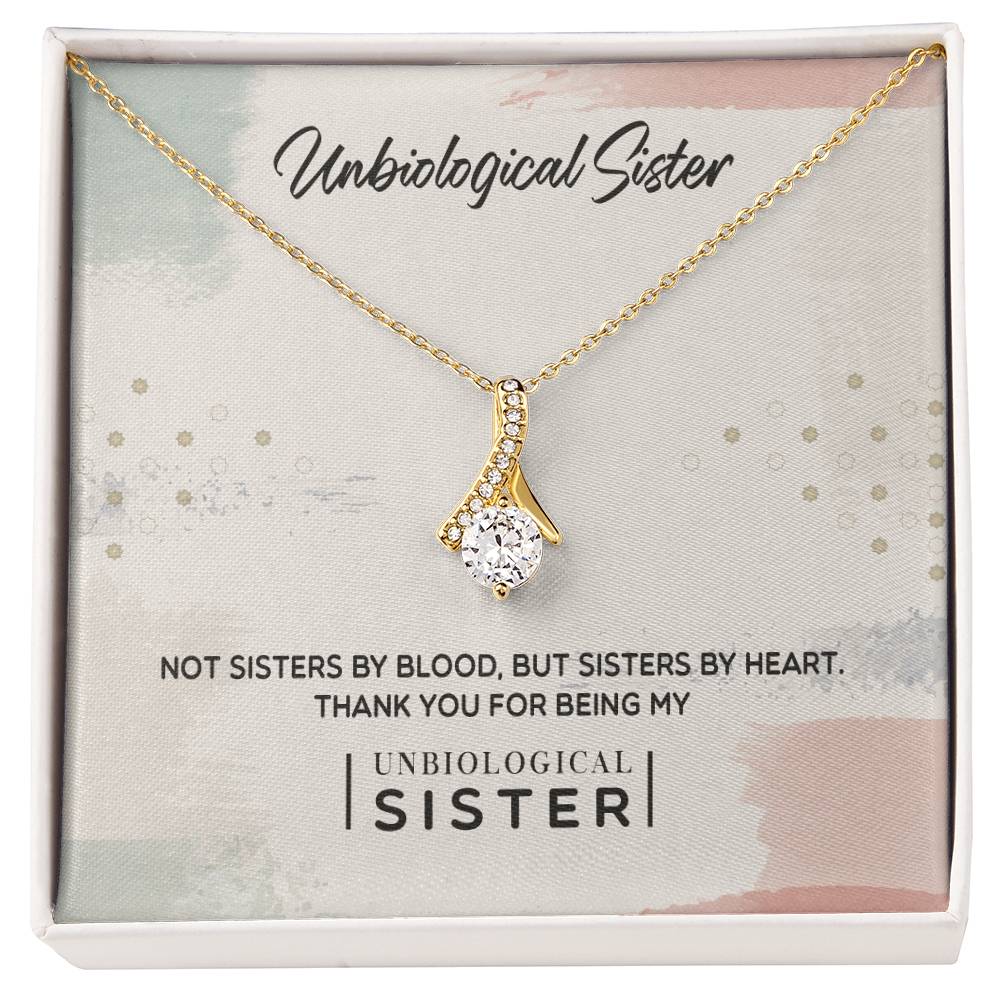 To My Unbiological Sister, Thank You-Alluring Beauty Necklace