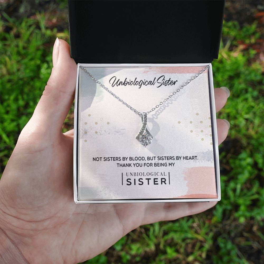 To My Unbiological Sister, Thank You-Alluring Beauty Necklace