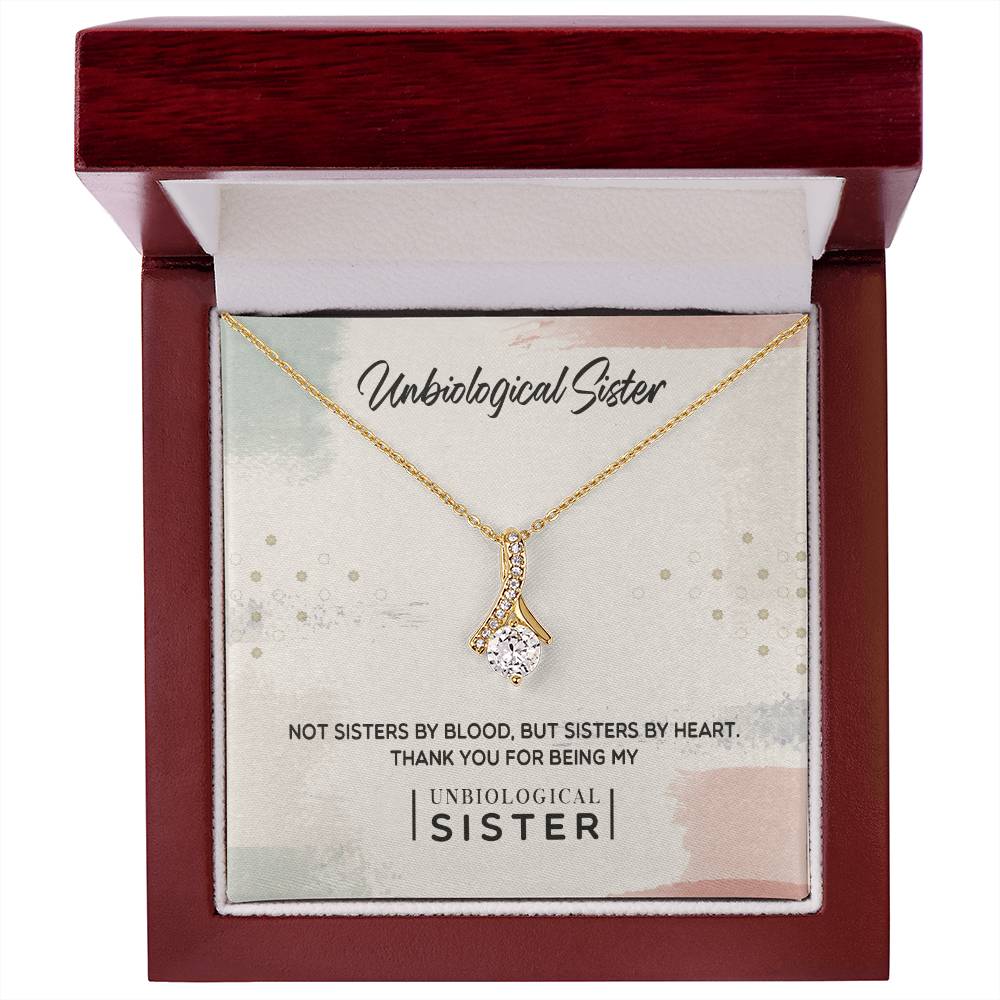 To My Unbiological Sister, Thank You-Alluring Beauty Necklace