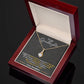 To My Granddaughter, You Feel My Love Within This- Alluring Beauty Necklace