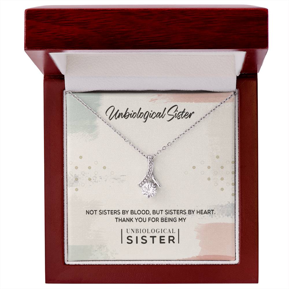 To My Unbiological Sister, Thank You-Alluring Beauty Necklace