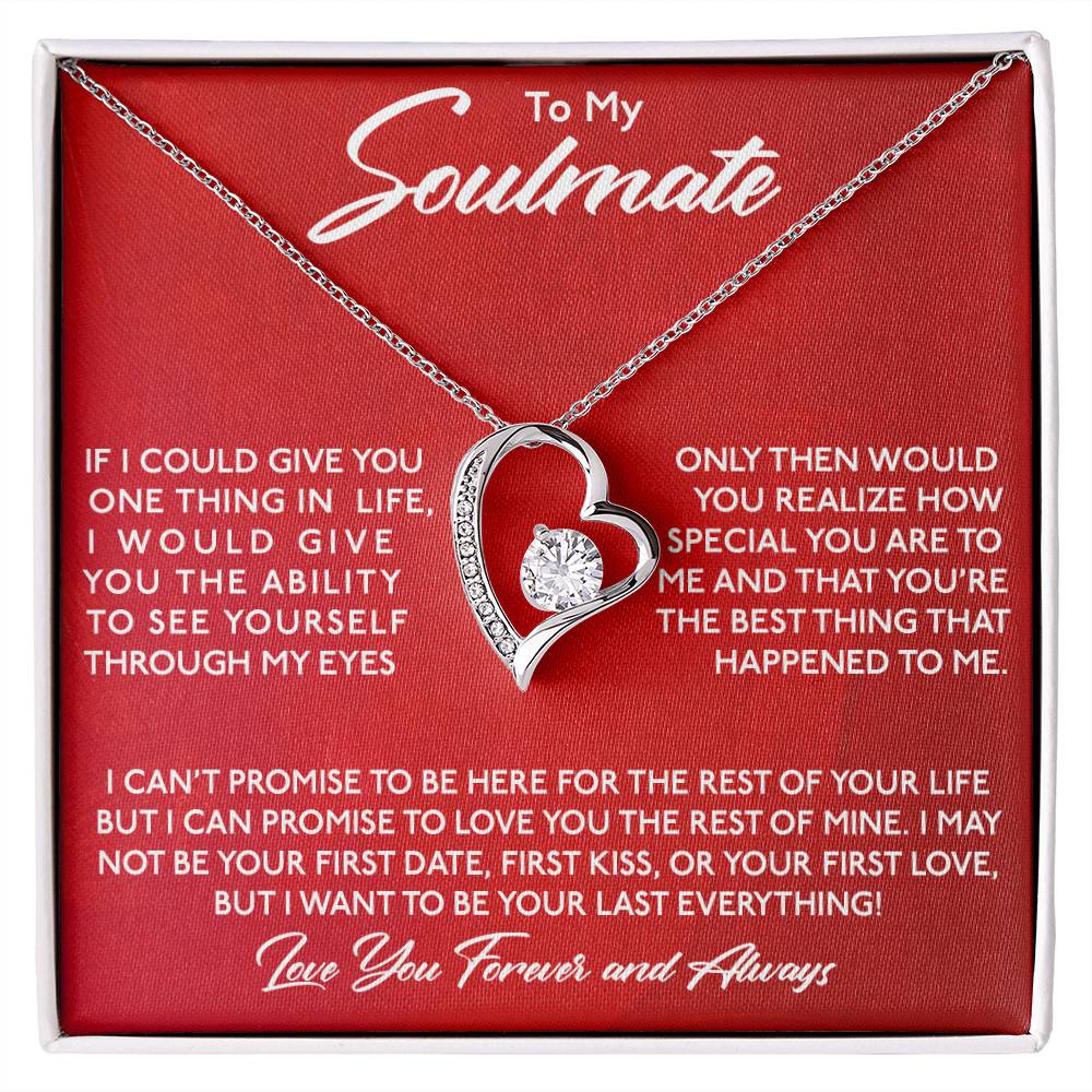 To My Soulmate, You Are Special To Me -Forever Love Necklace