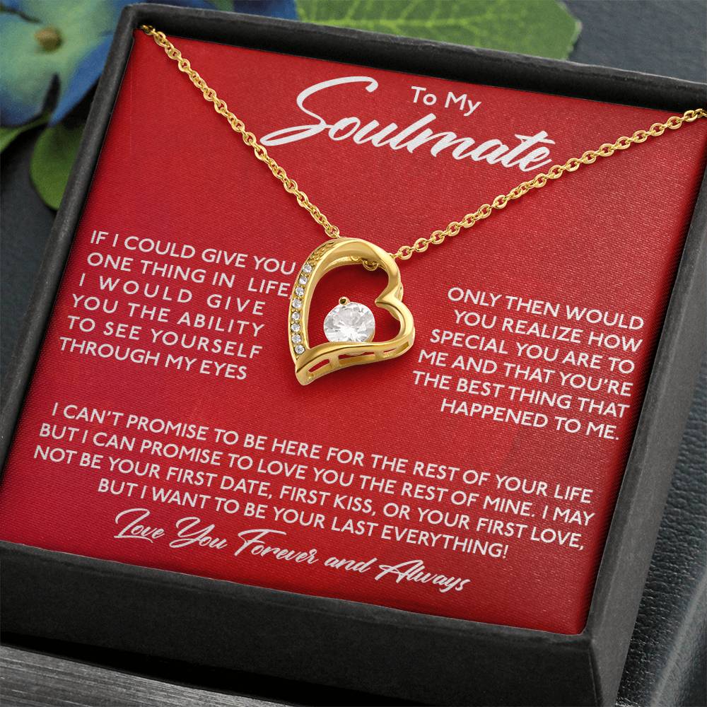 To My Soulmate, You Are Special To Me -Forever Love Necklace